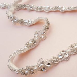 Gorgeous beaded bridal sash belt 💎✨